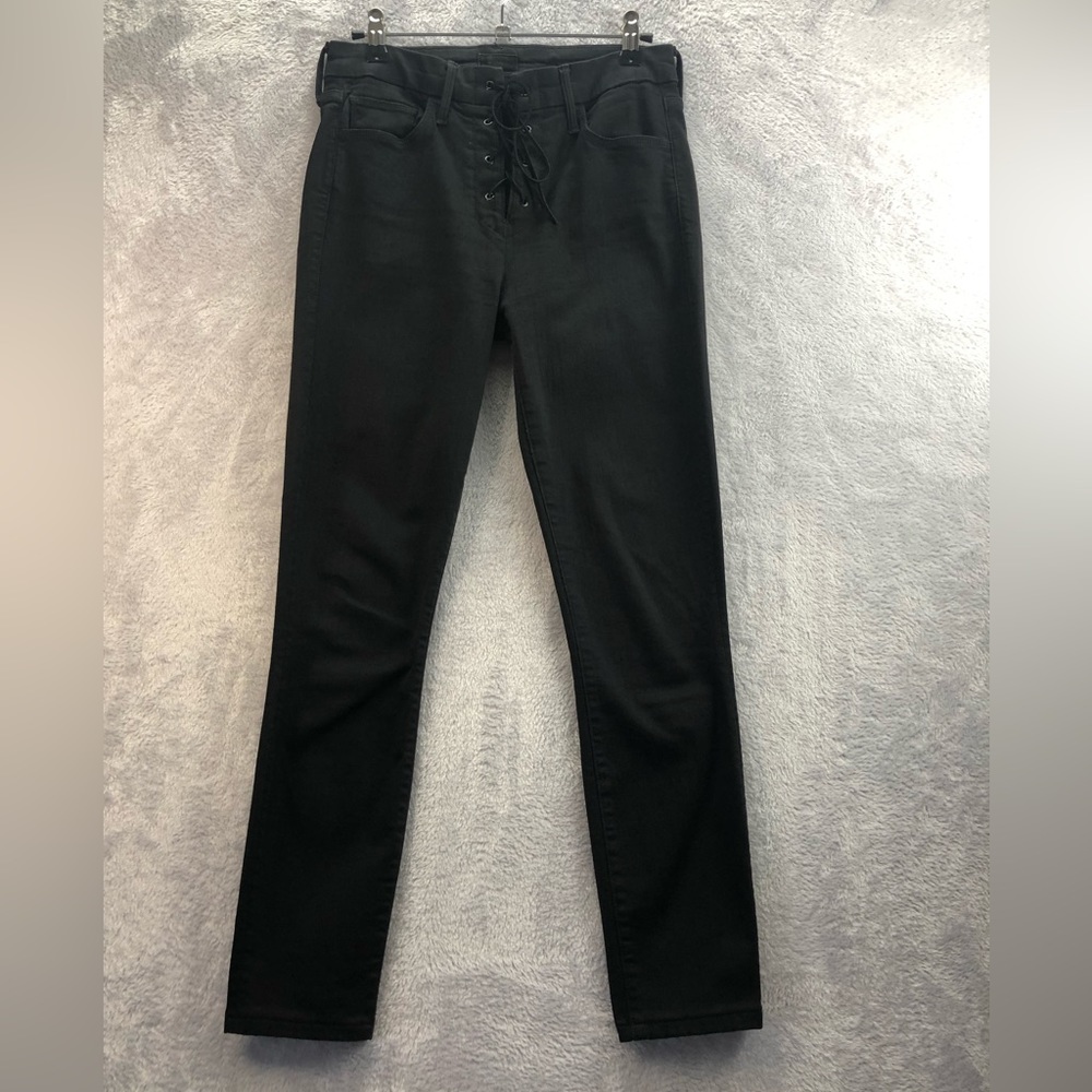 Mother Denim High Waisted Lace Up Looker Ankle Size: 26